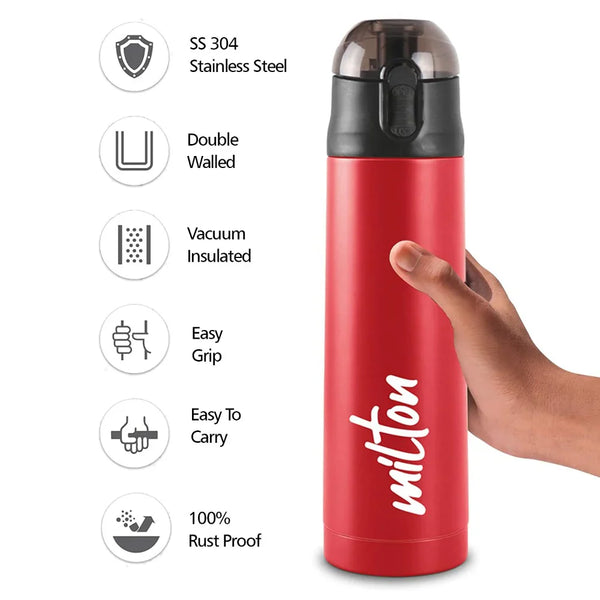 Milton Crown 900 ML Thermosteel Water Bottle | Hot or Cold | 1 Pc