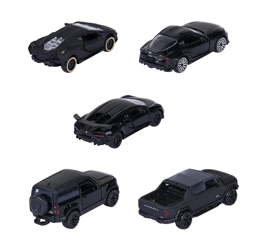 Majorette Black Edition 5-Pack Die-Cast Cars