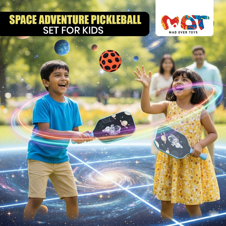 Simarr Space Adventure Pickleball Set for Kids