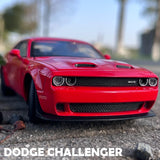 Dodge Challenger SRT diecast side open doors