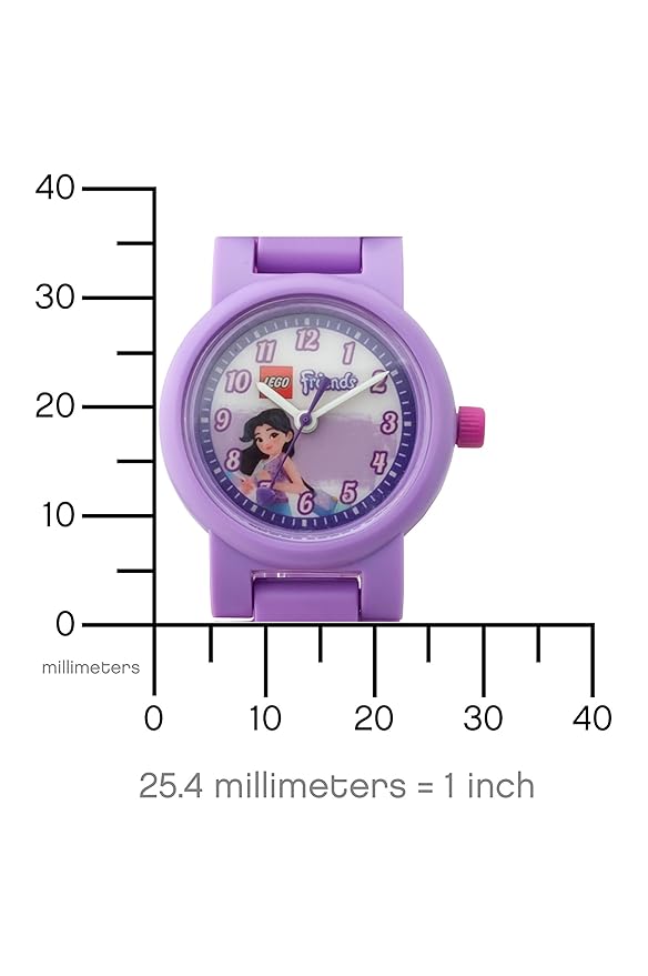 LEGO Friends Emma Buildable Watch | 23 Pcs | Purple | Girls Watch 6+