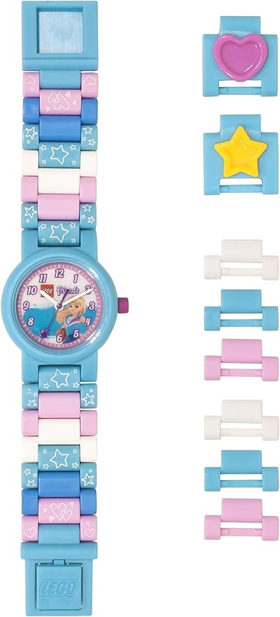 LEGO Friends Stephanie Buildable Watch | 23 Pcs | Sky Blue | Girls Watch 6+