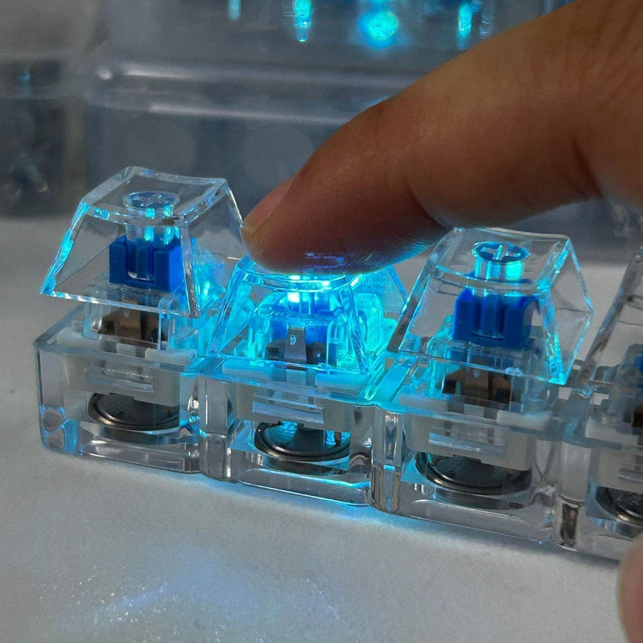 Mechanical Keyboard Switch LED Stress Relief Keychain