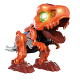 Thinker Place STEAM Learn About Gears - Build Your Own T-Rex Dinosaur Robot with LED Eyes, Sound & AR Experience for Kids 6+