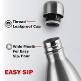 Cello Swift 500 Vacu Steel Vacuum Insulated Water Bottle 500ml
