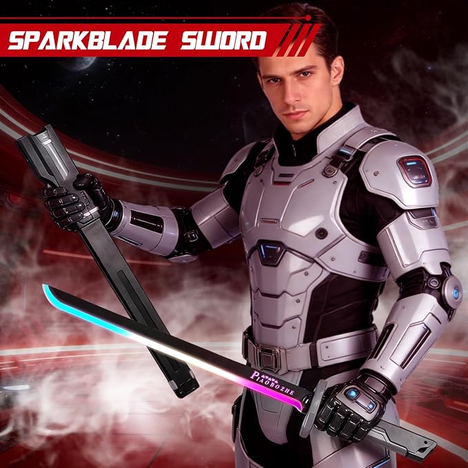Piaobo Zhe RGB Light Sword with Spark, Spray & Sound Effects