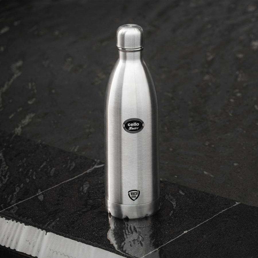 Cello Swift 500 Vacu Steel Vacuum Insulated Water Bottle 500ml