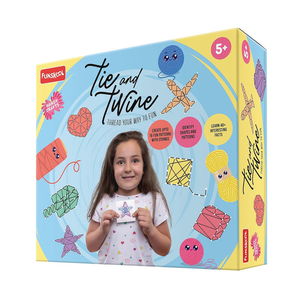 Funskool Handy Crafts Tie and Twine Kit