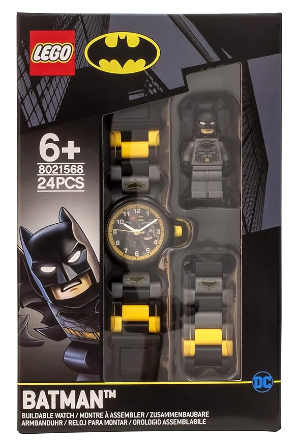 LEGO Batman Buildable Watch | 24 Pcs | DC Comics | Kids Watch 6+