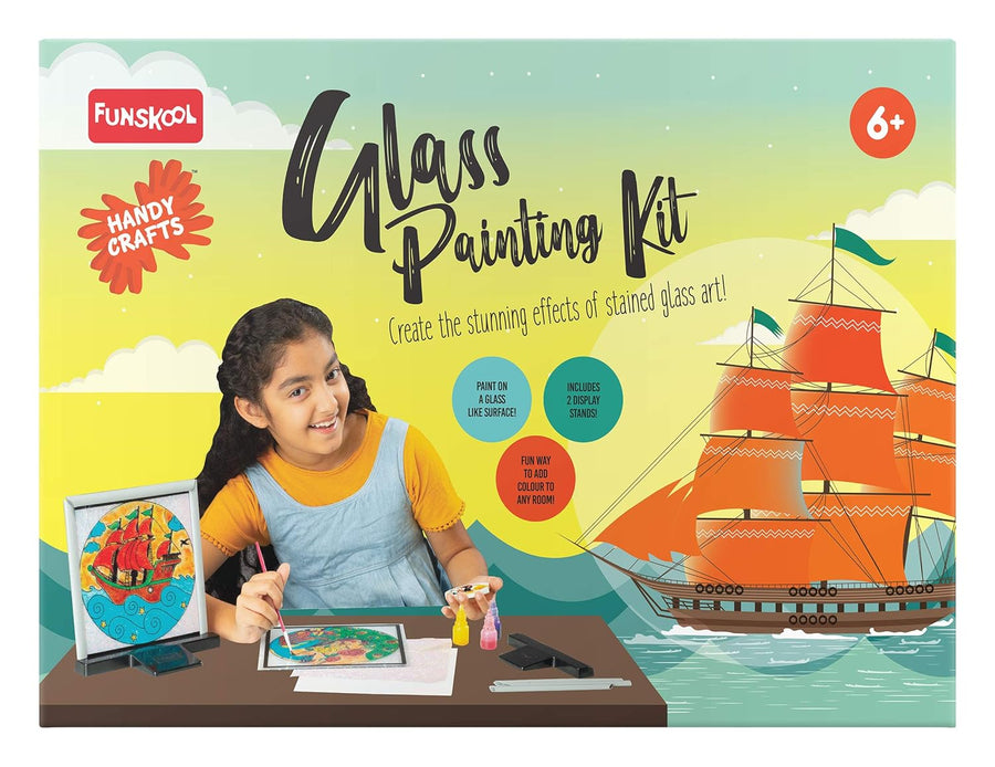 Funskool Handy Crafts Glass Painting Kit