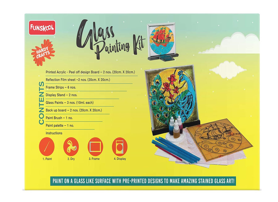 Funskool Handy Crafts Glass Painting Kit
