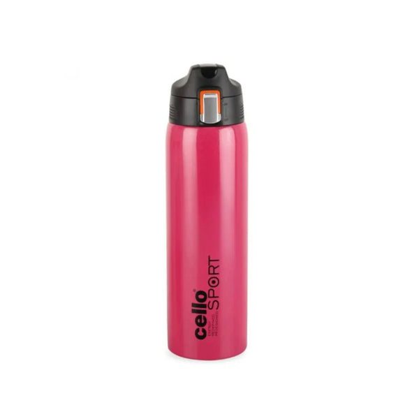 Cello Skipper Stainless Steel 750 ML Vacusteel Water Flask | Hot and Cold | 1 Pc
