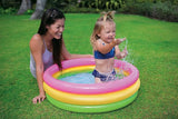 Intex Wet Set Inflatable Baby Pool – Sunset Glow 3-Ring (86cm x 25cm)