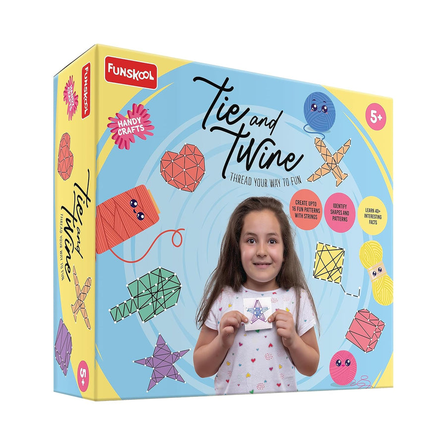 Funskool Handy Crafts Tie and Twine Kit