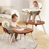 R for Rabbit 3-in-1 Multifunctional Baby High Chair - Brown Cream