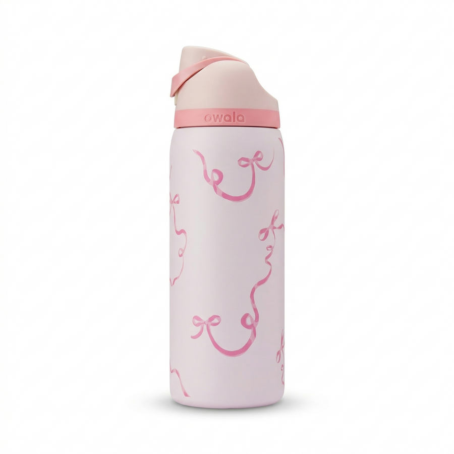 Owala FreeSip Insulated Water Bottle 32oz – Pink Ribbon