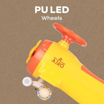IyaIya Aero Swing Car for Kids - Yellow Orange