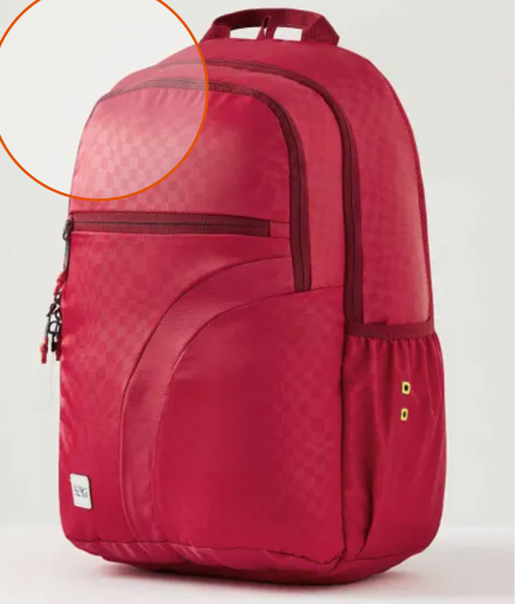 WIKI 3 Illusion 33.5L School Bag - Red