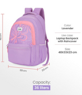 Genie Rosalin 19 SB Women's School Backpack - Lavender