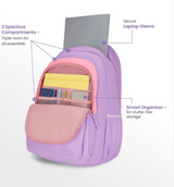 Genie Rosalin 19 SB Women's School Backpack - Lavender