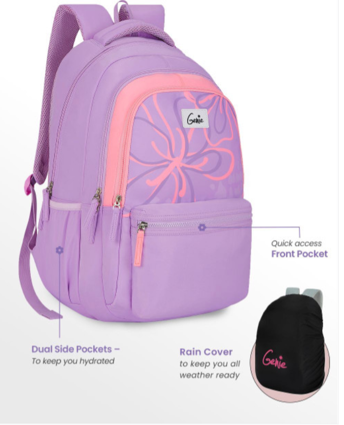 Genie Rosalin 19 SB Women's School Backpack - Lavender