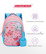 Genie Purrfect 15 SB School Backpack - Pink