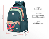 Genie Auralis 17 SB School Backpack - Dark Green