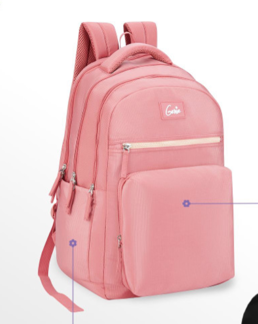 Safari Genie School Backpack - Dusky Peach (RUE 19 SB)