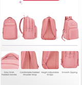 Safari Genie School Backpack - Dusky Peach (RUE 19 SB)