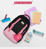 Safari Genie Gemini School Backpack - Black (GEMINI 17 SB)