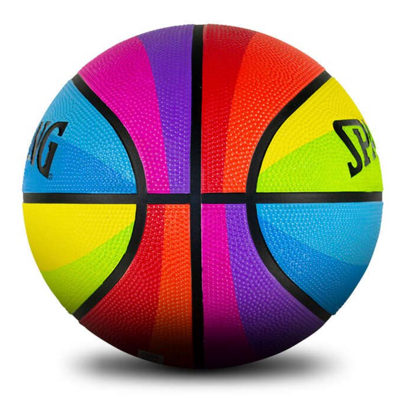Spalding Rainbow Basketball – Size 7 | Multicolor | Without Pump