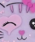 Kitten Pencil Case with Glitter Heart