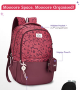 Genie Eleanor School Backpack - Rust (ELEANOR 19 SB)