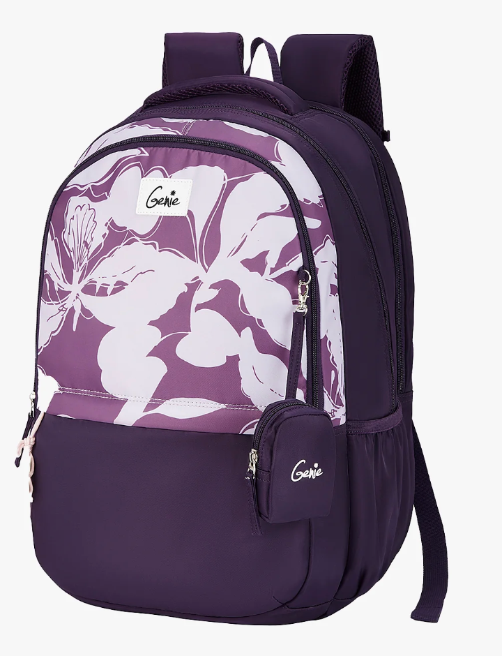 Genie Petone School Backpack - Wine Red (PETONE 19 SB)