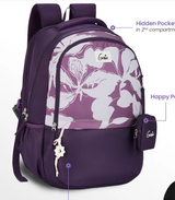 Genie Petone School Backpack - Wine Red (PETONE 19 SB)