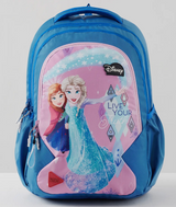 Wildcraft Wiki Girl-3 Disney Frozen School Backpack - Frozen Blue