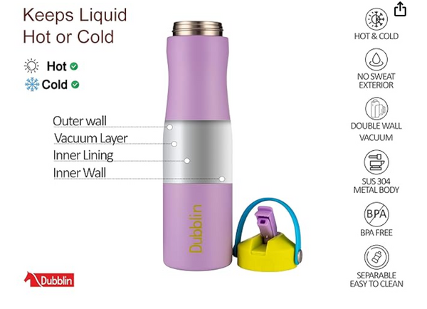 Dubblin Fancy 950 Stainless Steel Insulated Water Bottle