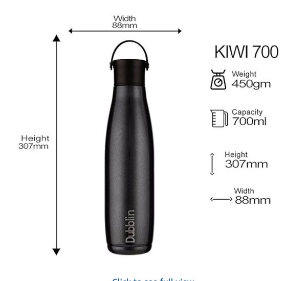 Dubblin Kiwi 700 Stainless Steel Insulated Water Bottle