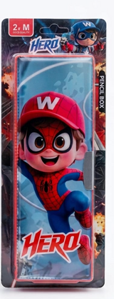 XPM Hero Superhero Pencil Box with Built-in Sharpener
