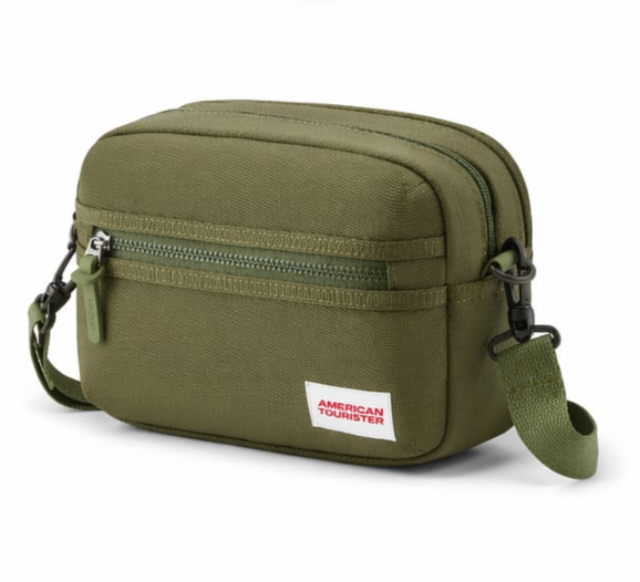 American Tourister AMT ERA Carter Cross Body Bag – Olive