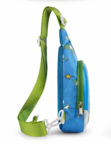 Kids Dinosaur Sling Bag - Blue