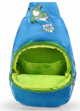 Kids Dinosaur Sling Bag - Blue
