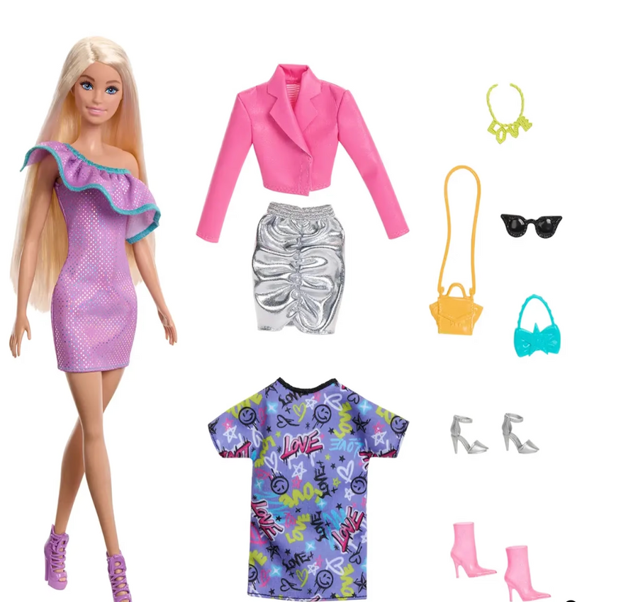 Barbie Doll with Party Fashion & Accessories