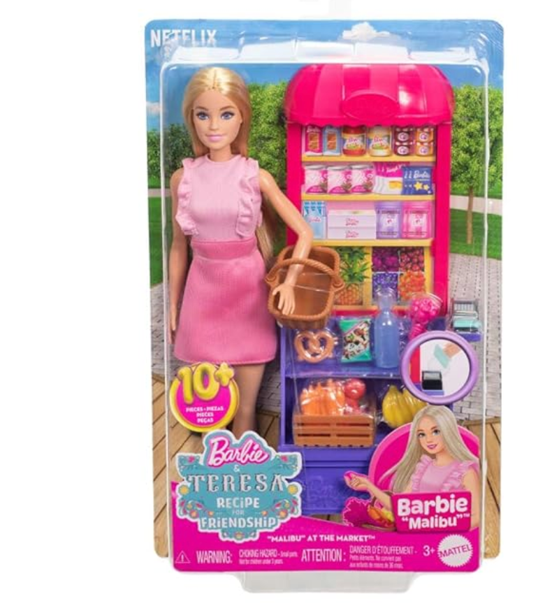 Barbie Malibu at the Market Playset – Teresa Recipe Friendship