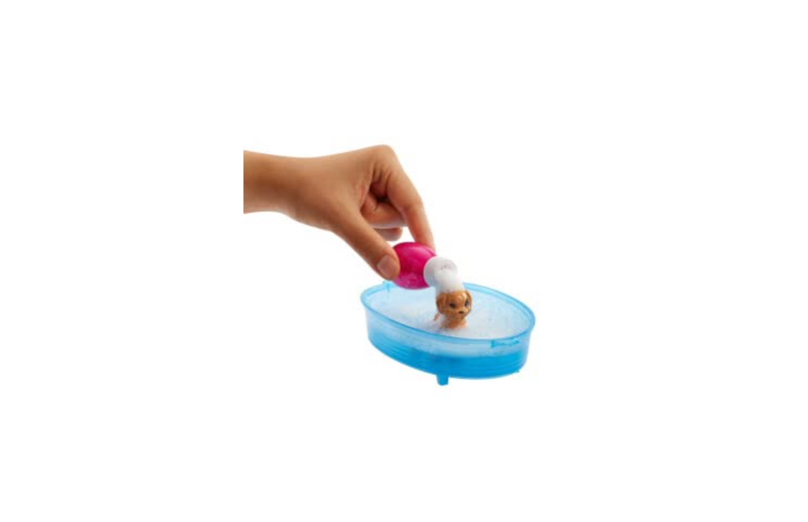 Barbie Puppy Bath Time Playset with 3 Dogs & Accessories