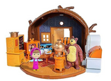 Masha and the Bear – Bear's House Playset with Masha & Bear Figures