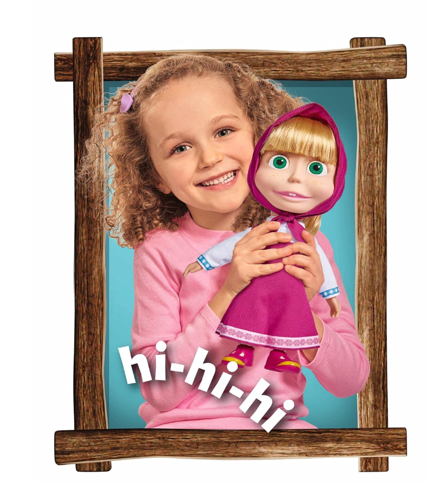 Simba Masha and The Bear Shake & Sound Doll - For Kids 3+