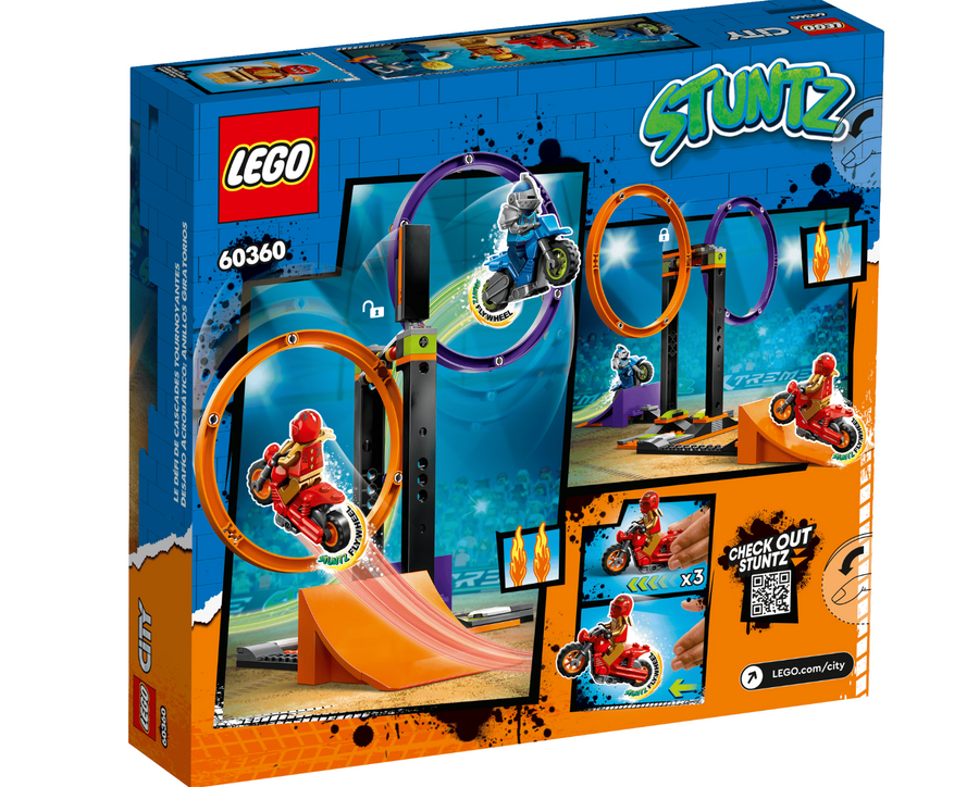 LEGO City Stuntz Spinning Stunt Challenge - 117 Pieces (60360)