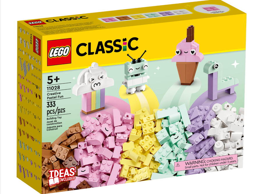 LEGO Classic Creative Pastel Fun - 333 Pieces (11028)