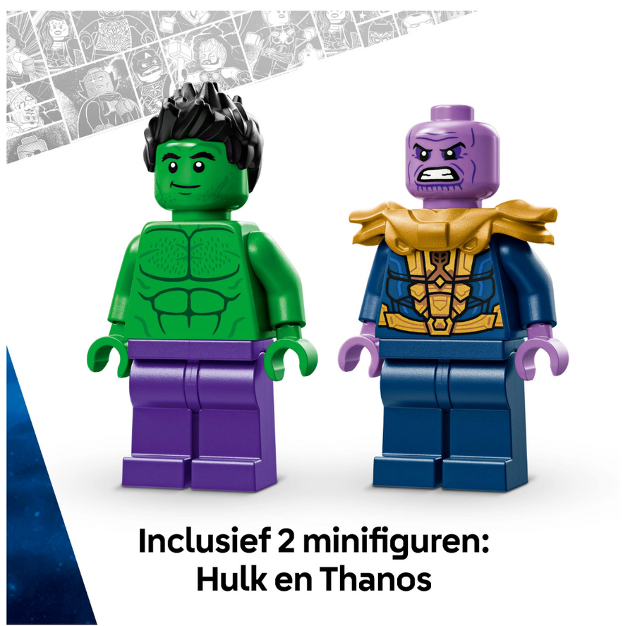 LEGO Marvel The Hulk Truck vs. Thanos 76312
